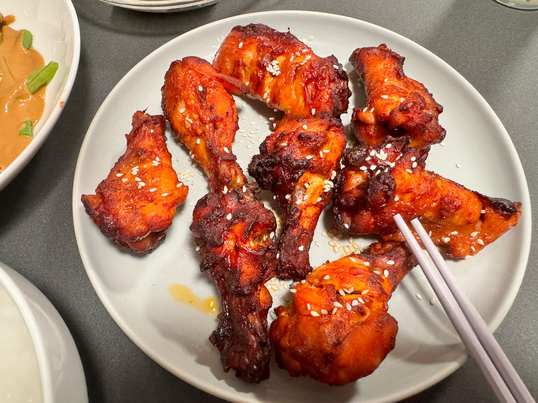 空气炸锅烤奥尔良小鸡腿🍗（鸡翅根）
