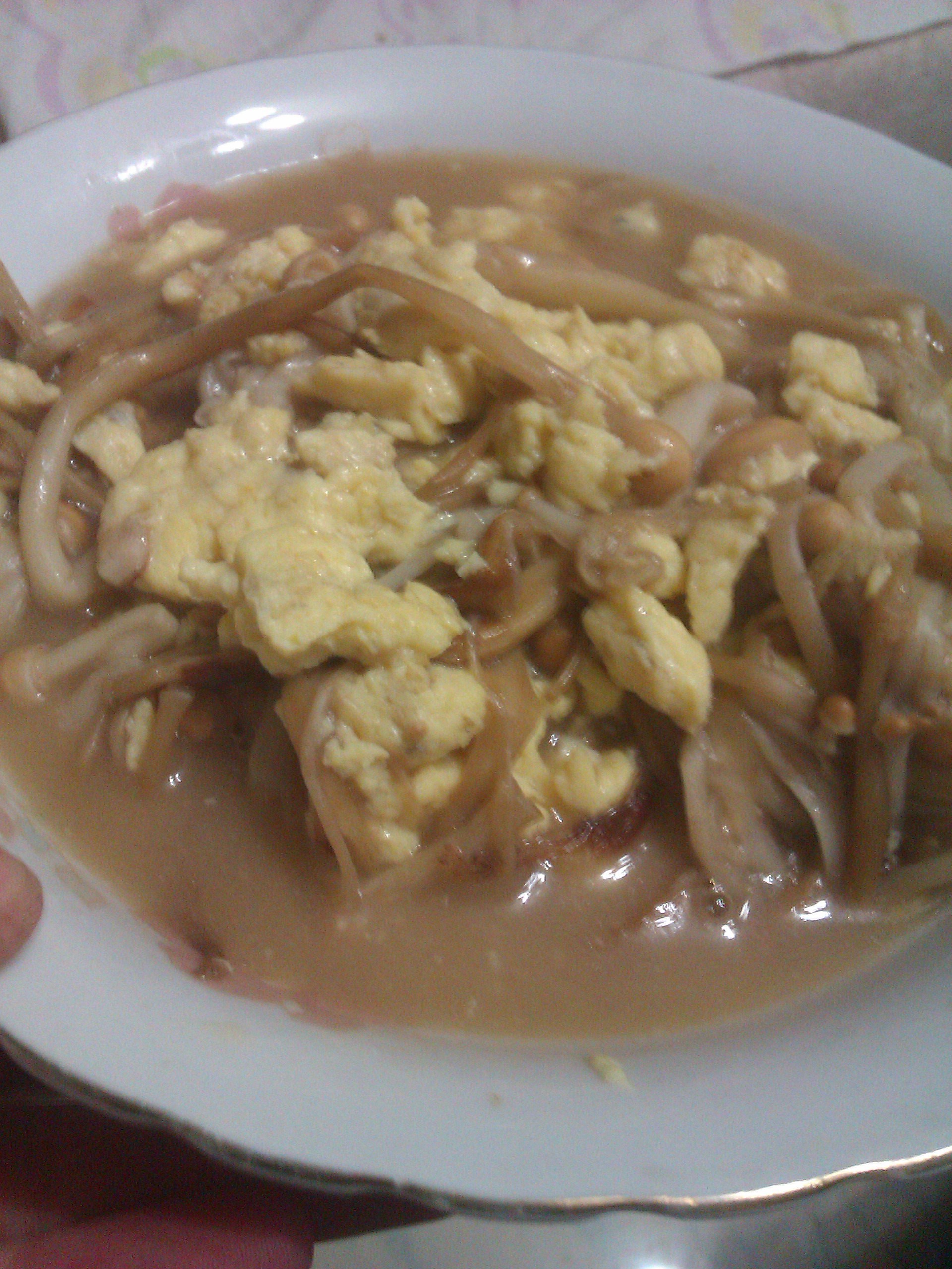 金针菇炒蛋