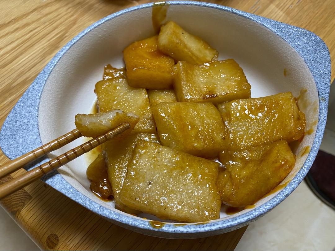 糖煎年糕（童年时的味道）