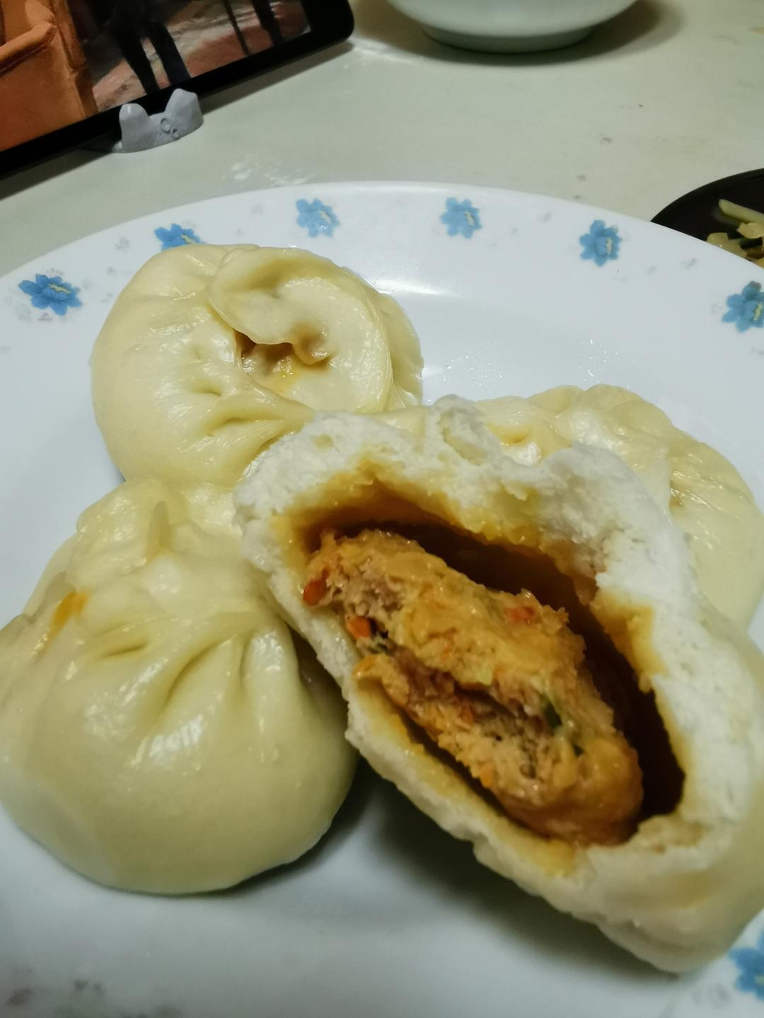 一次发酵肉包子