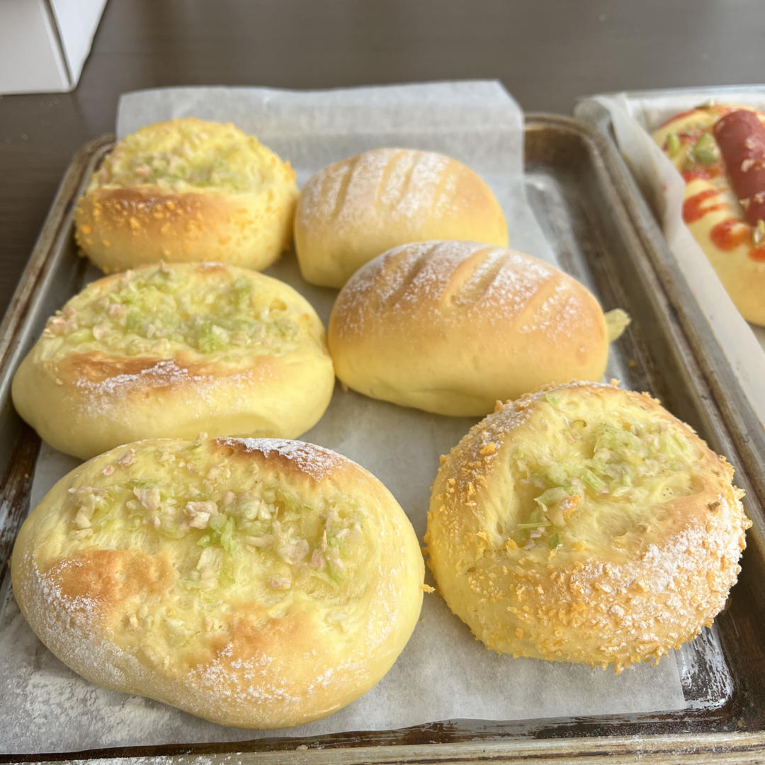 黄金芝士蒜香法式软面包｜芝香浓郁