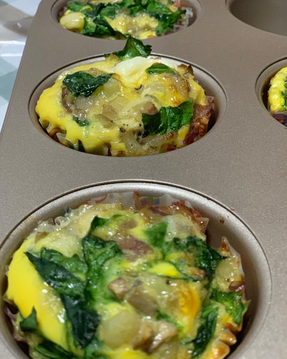 早餐鸡蛋杯cupcake Frittata