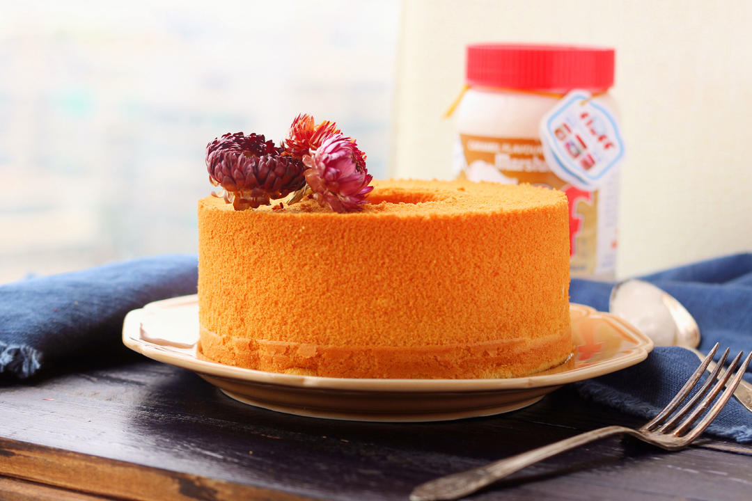 Fluff 焦糖棉花糖戚风蛋糕