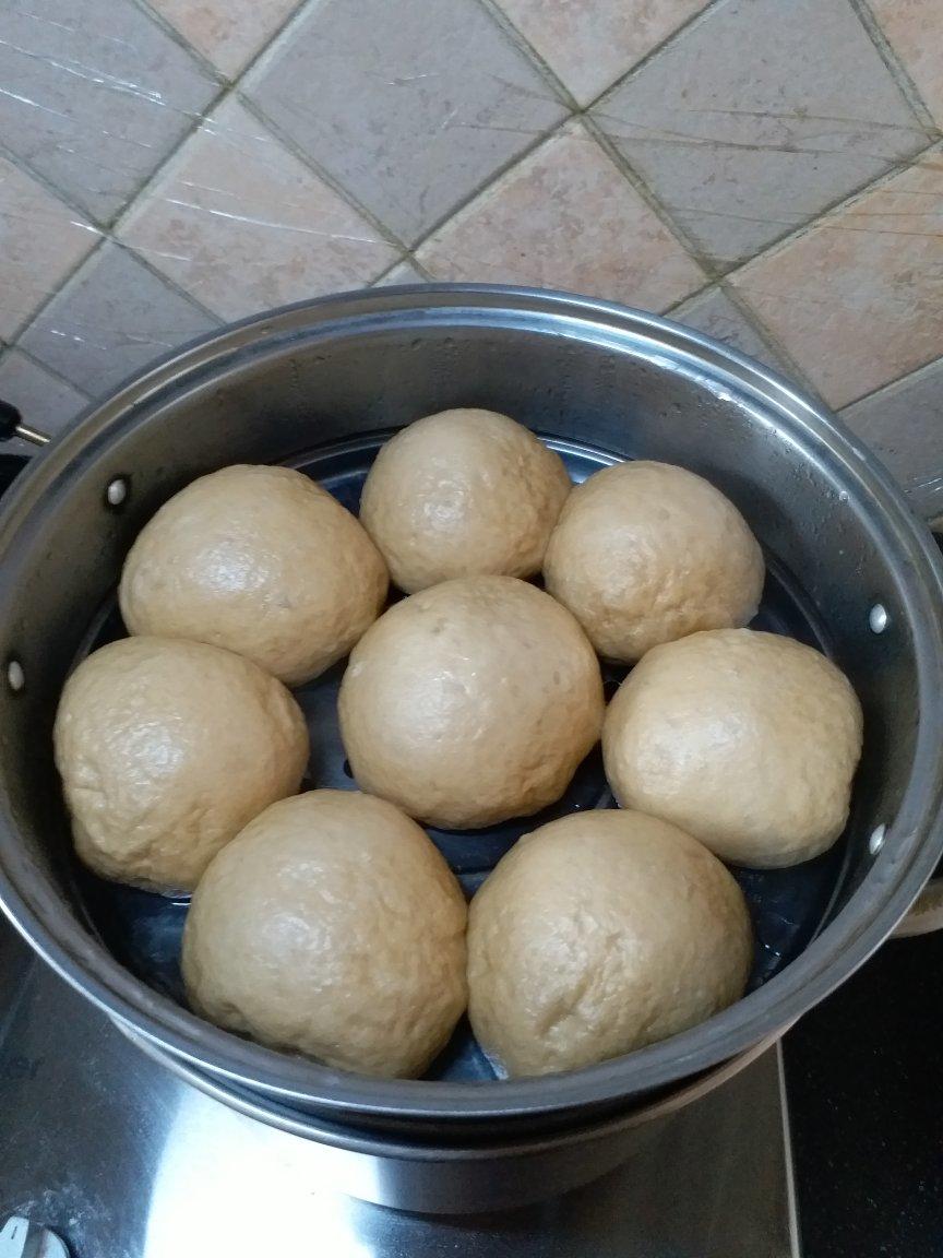 有着面包口感的红糖馒头（一次发酵）