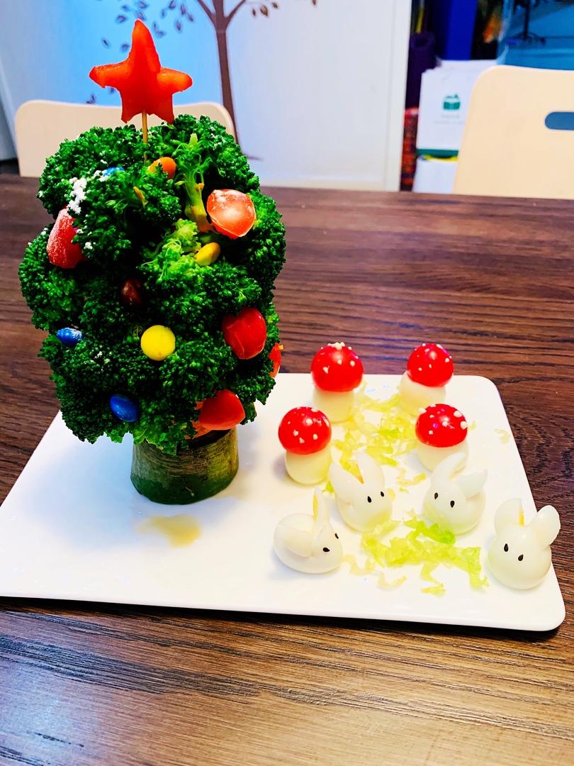 西兰花圣诞树