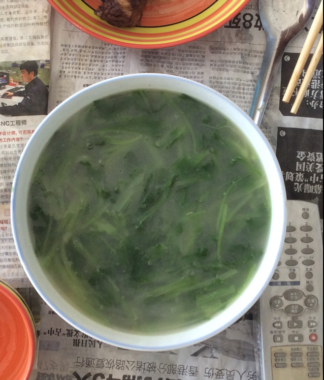 小白菜粉丝汤