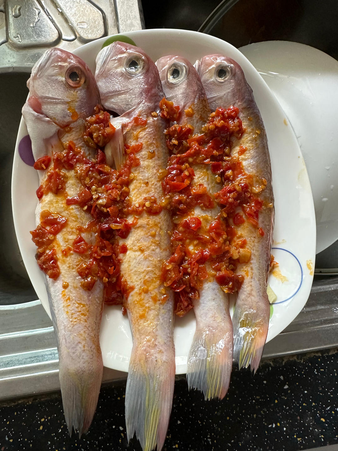 清蒸/剁椒蒸马头鱼/笠鱼等的做法