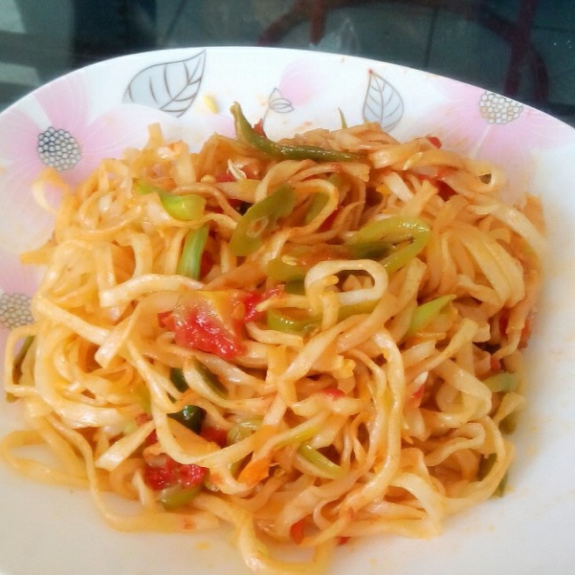 豆角蒸面