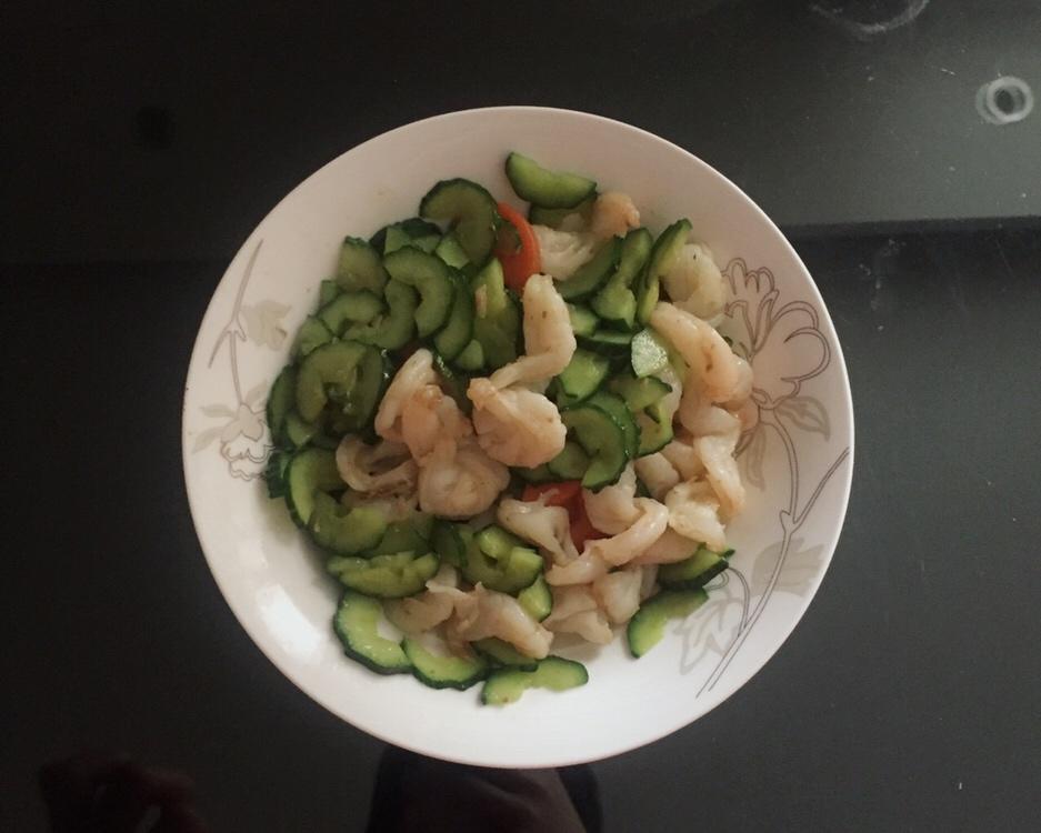虾仁炒黄瓜