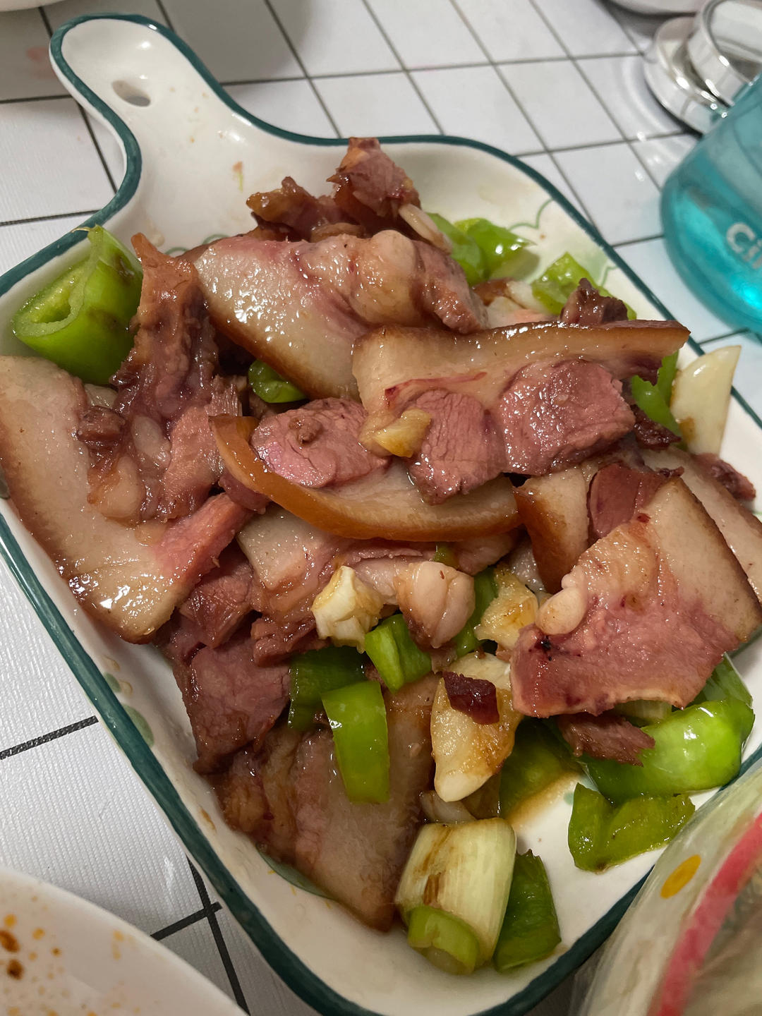猪头肉炒辣椒