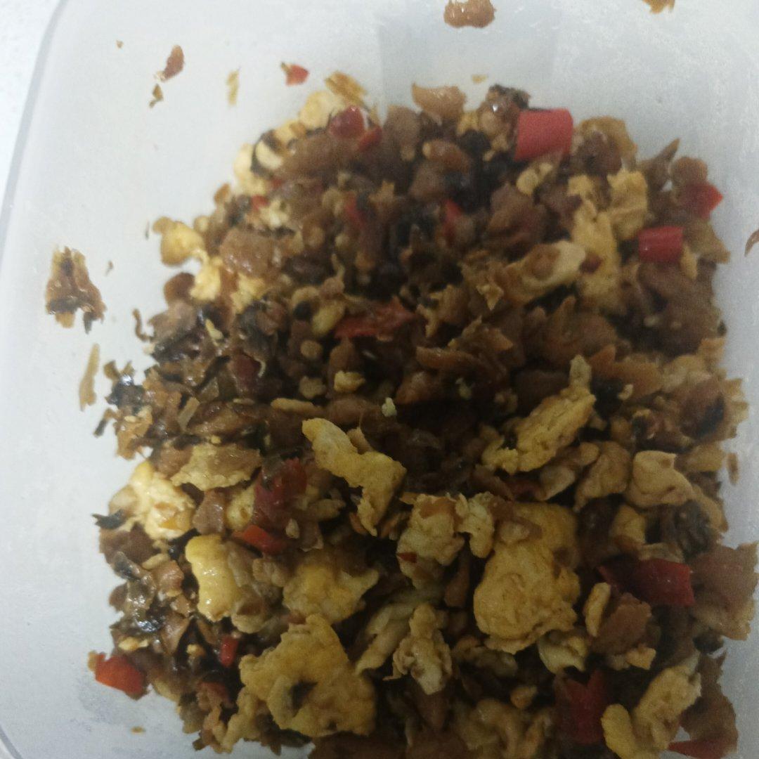 鸡蛋炒外婆菜(下饭菜)