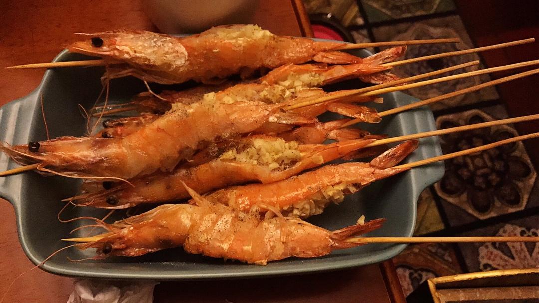 蒜蓉烤虾