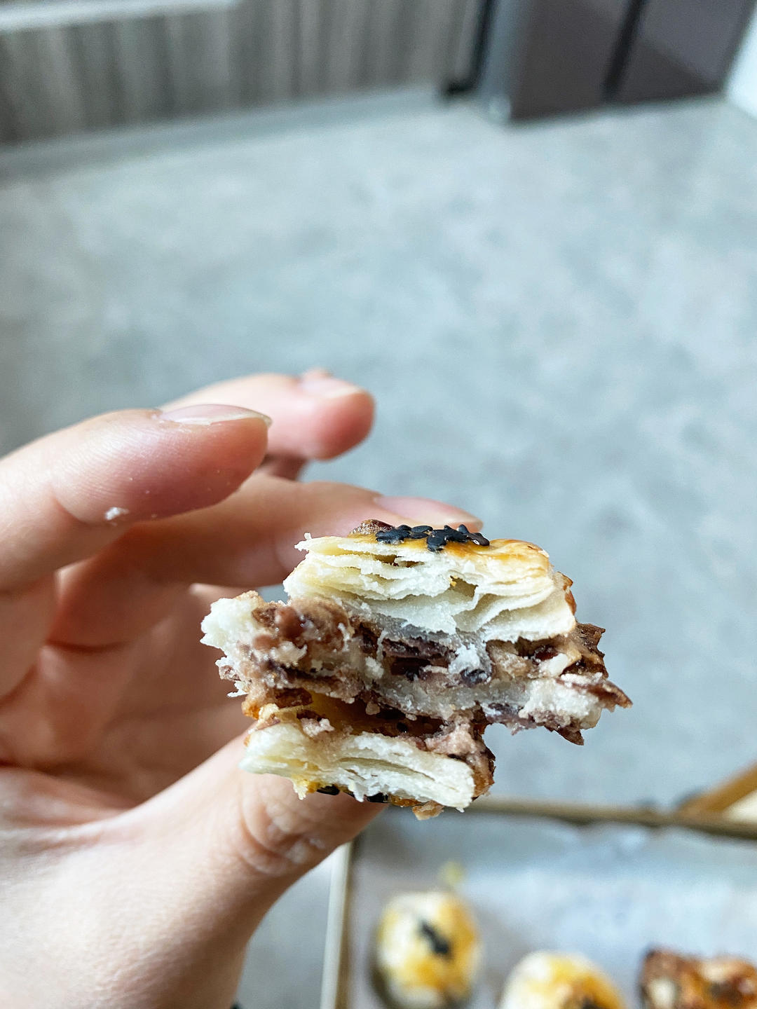 千层红豆酥