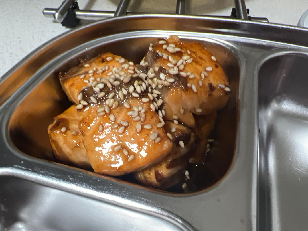 酱汁三文鱼【宝宝辅食】