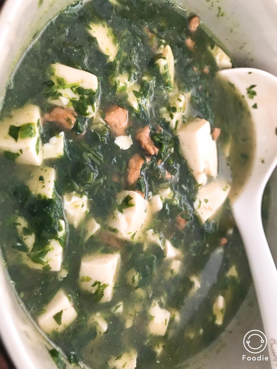 荠菜豆腐羹