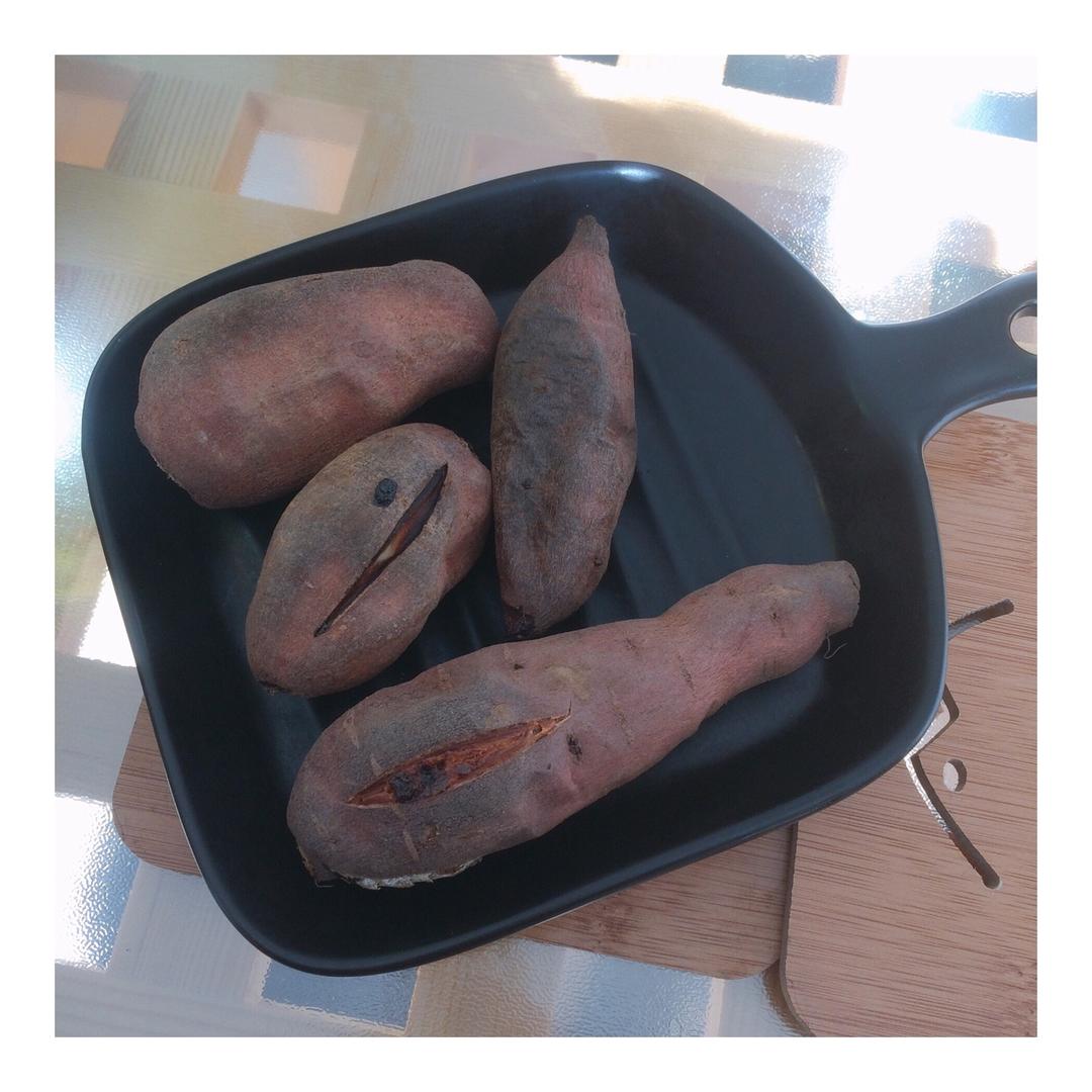 烤地瓜（烤箱初试）