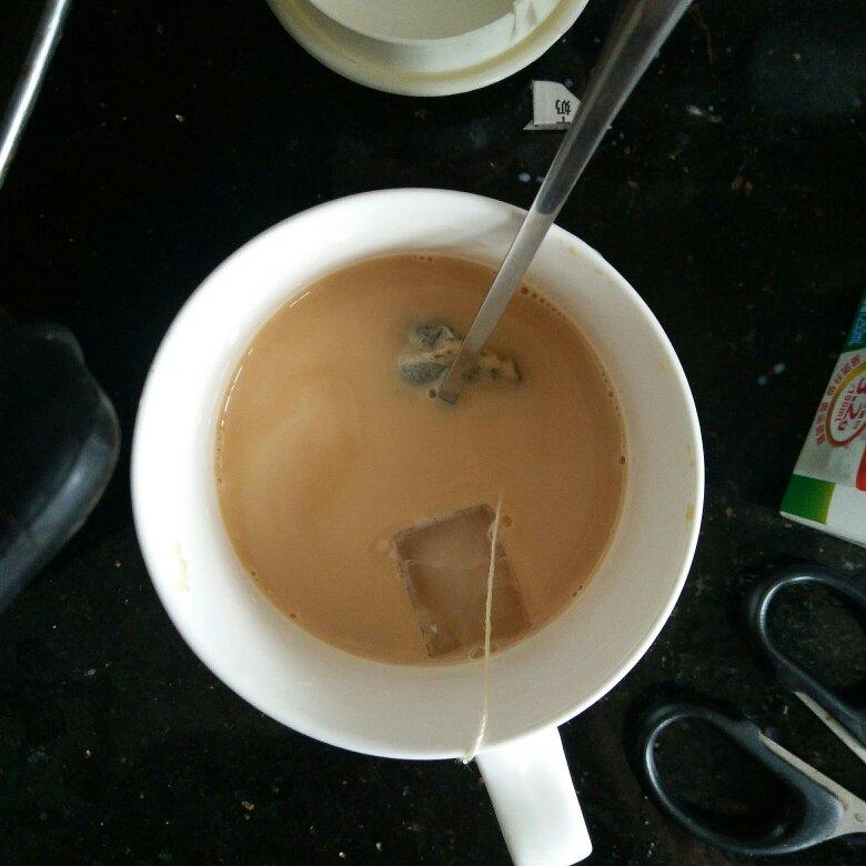 like-杏仁做的超简易微波炉版焦糖奶茶