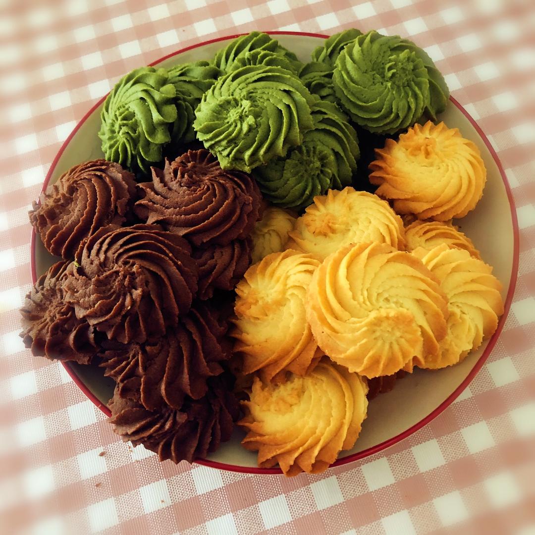 零失败花纹超级立体的黄油曲奇