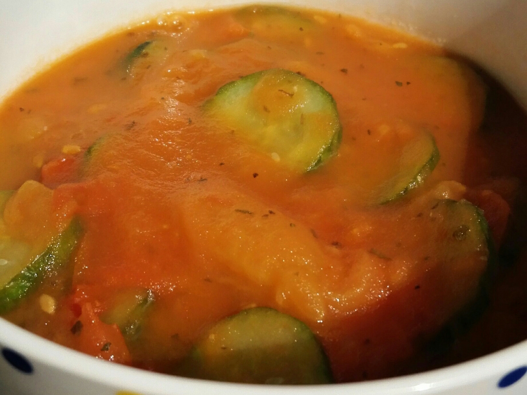 黄瓜西红柿浓汤的做法