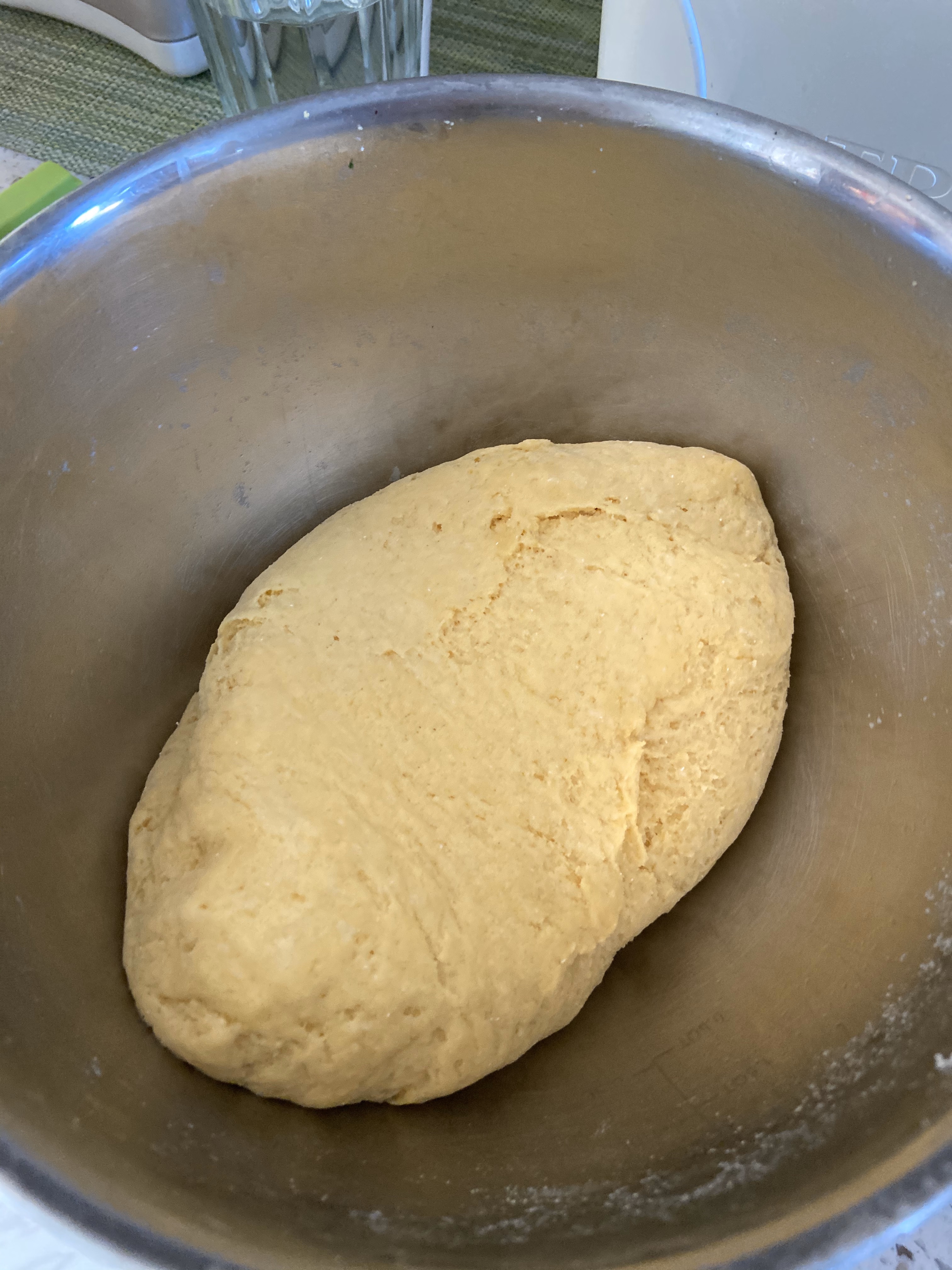 玉米面酸菜饼子的做法 步骤4