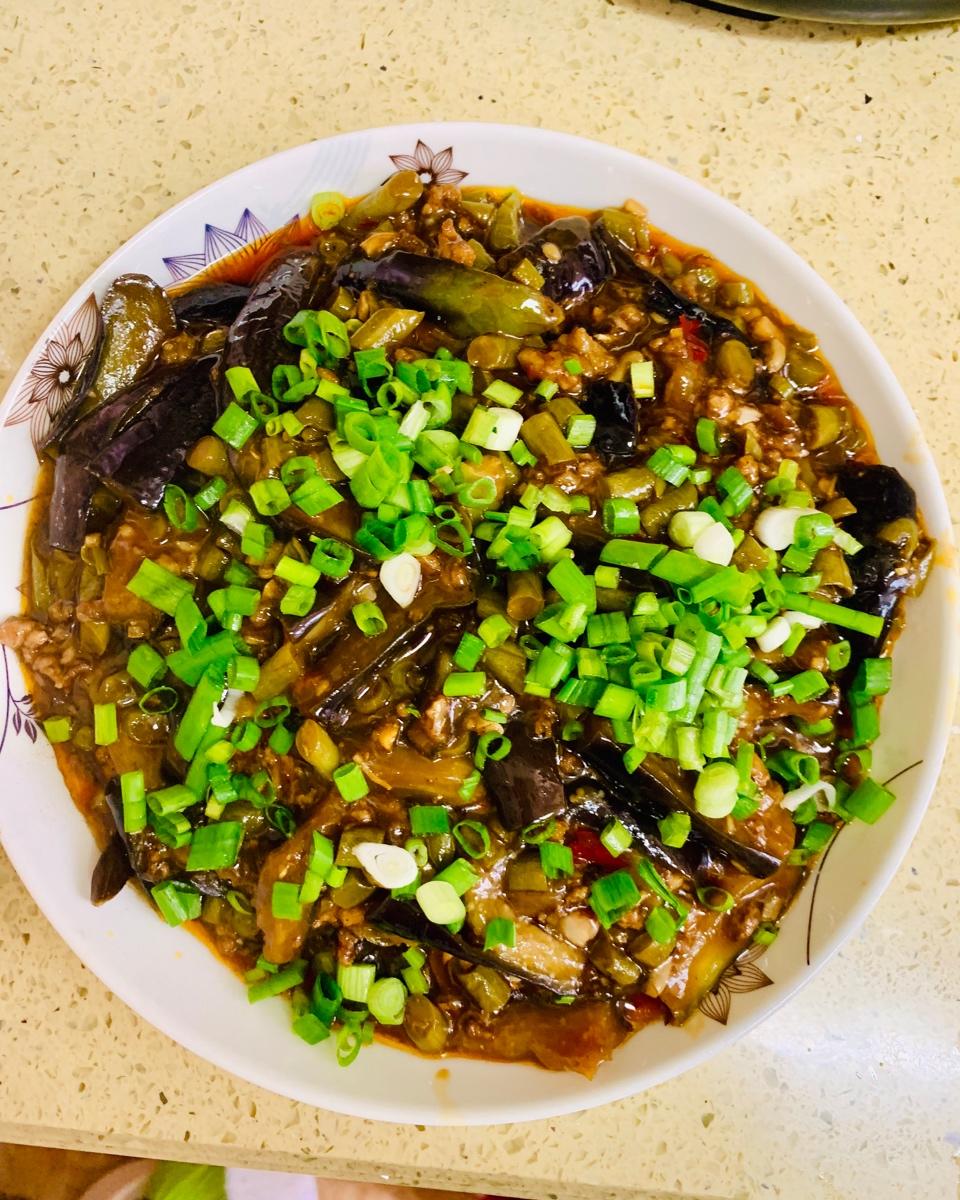 肉沫鱼香茄子（少油版）