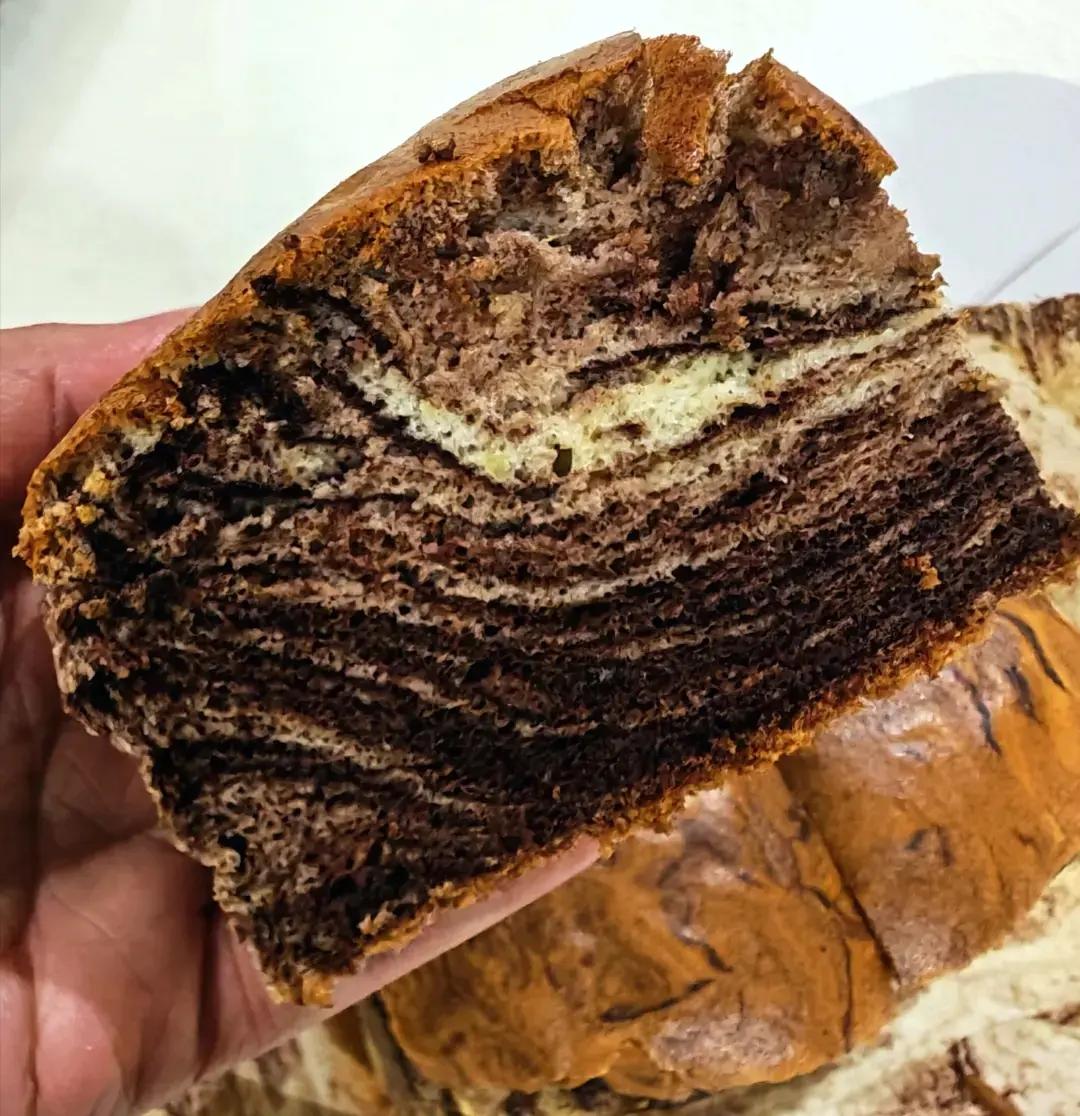 大理石可可牛奶戚风