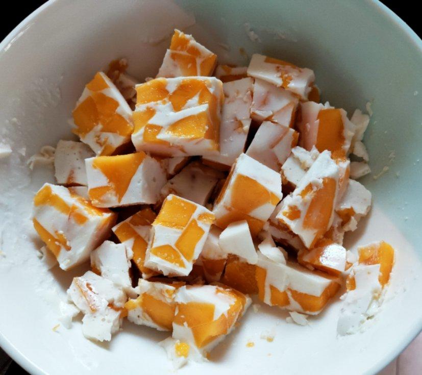 草莓芒果椰奶冻