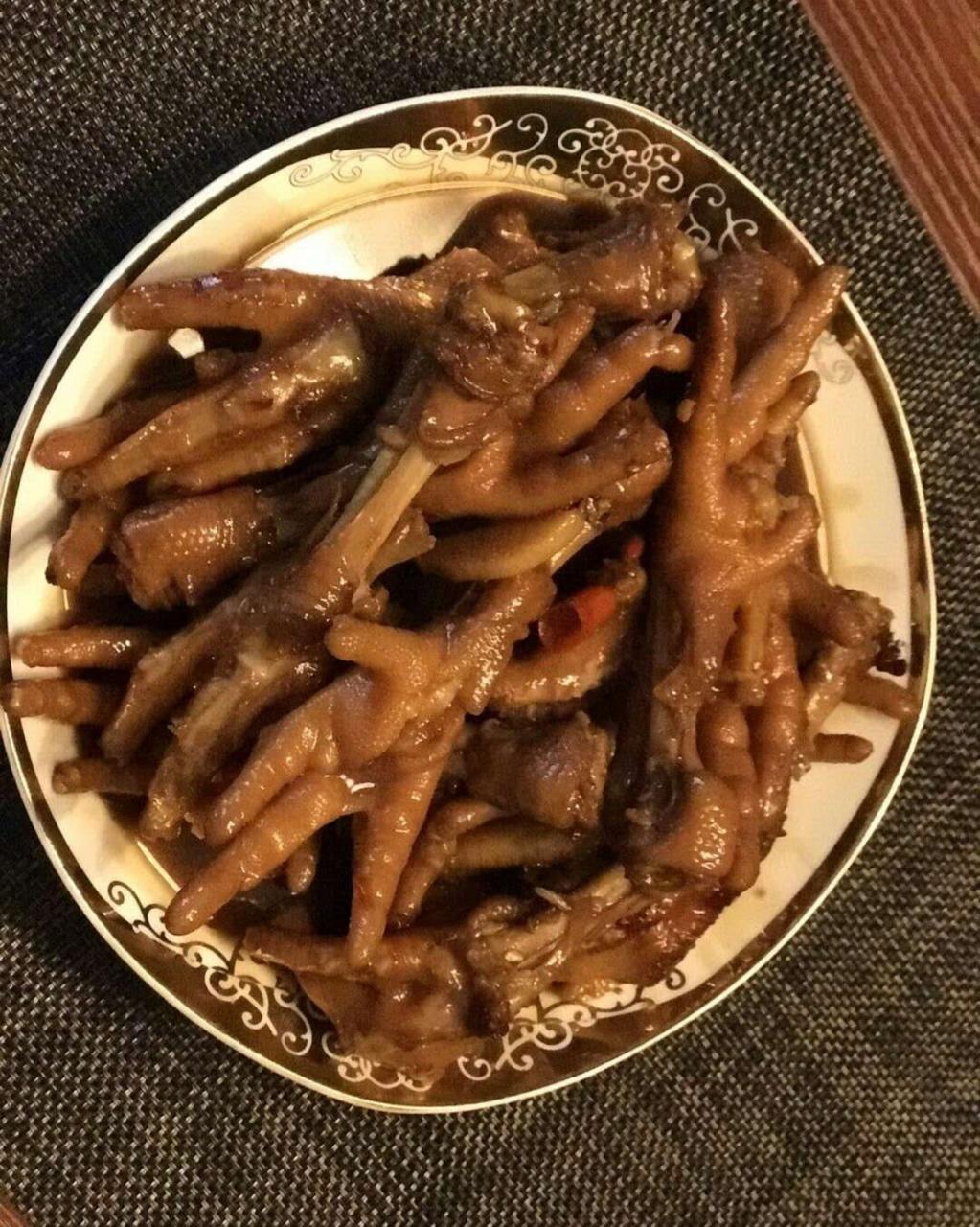 香辣烧鸡爪