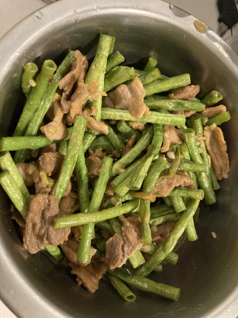 豇豆豆角炒肉肉