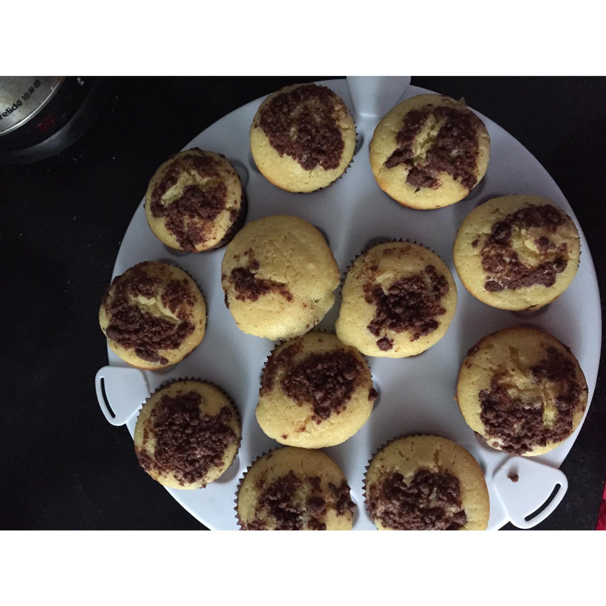 巧克力酥顶玛芬蛋糕 Choc Chip Muffins