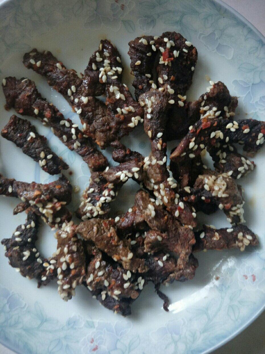 超简单微波炉牛肉干