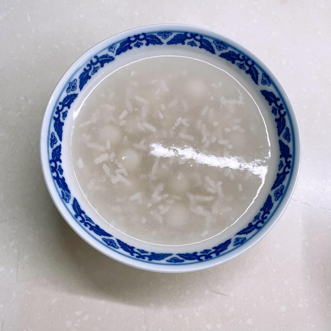 桂花酒酿圆子，自己做的圆子才好吃