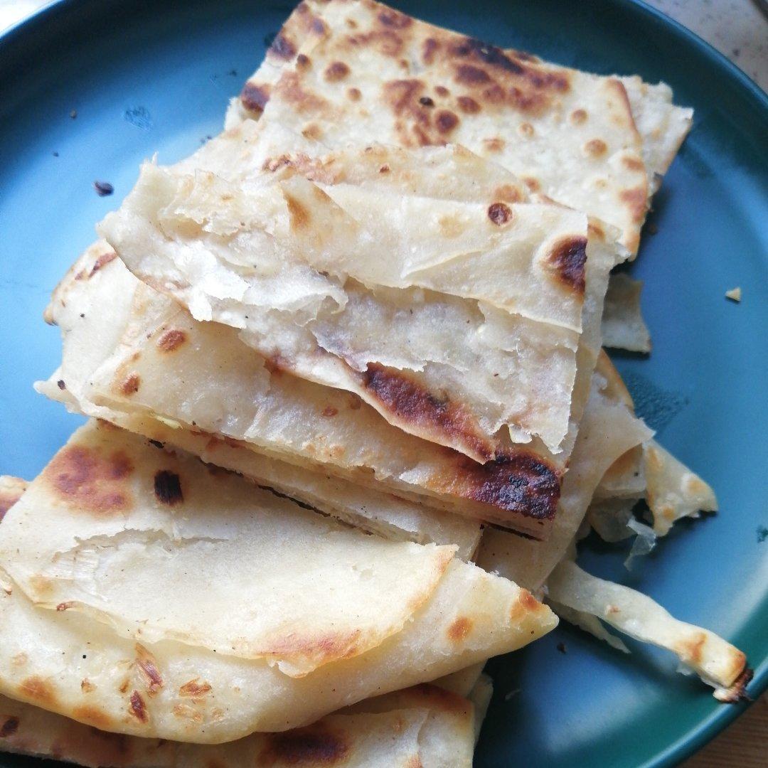 葱油饼-自己做薄脆酥香层层分明且一点儿都不油