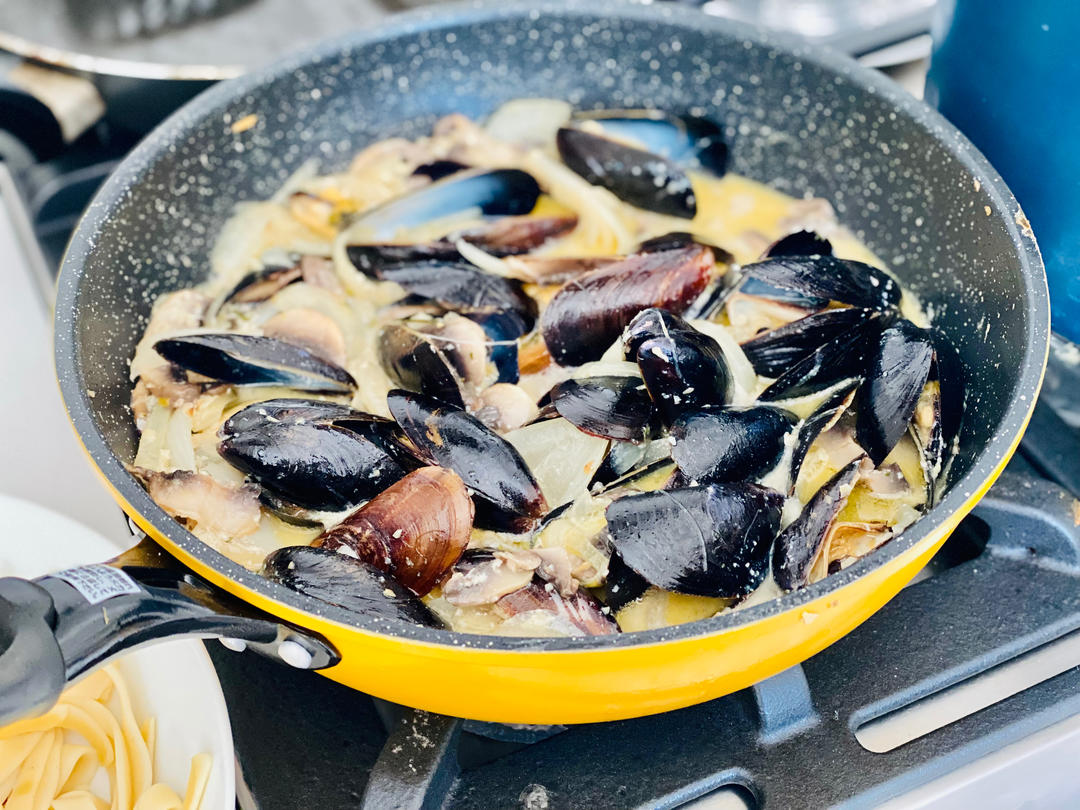 香浓牡蛎奶酪意面（附Carbonara酱汁做法）－视频【没牌子】