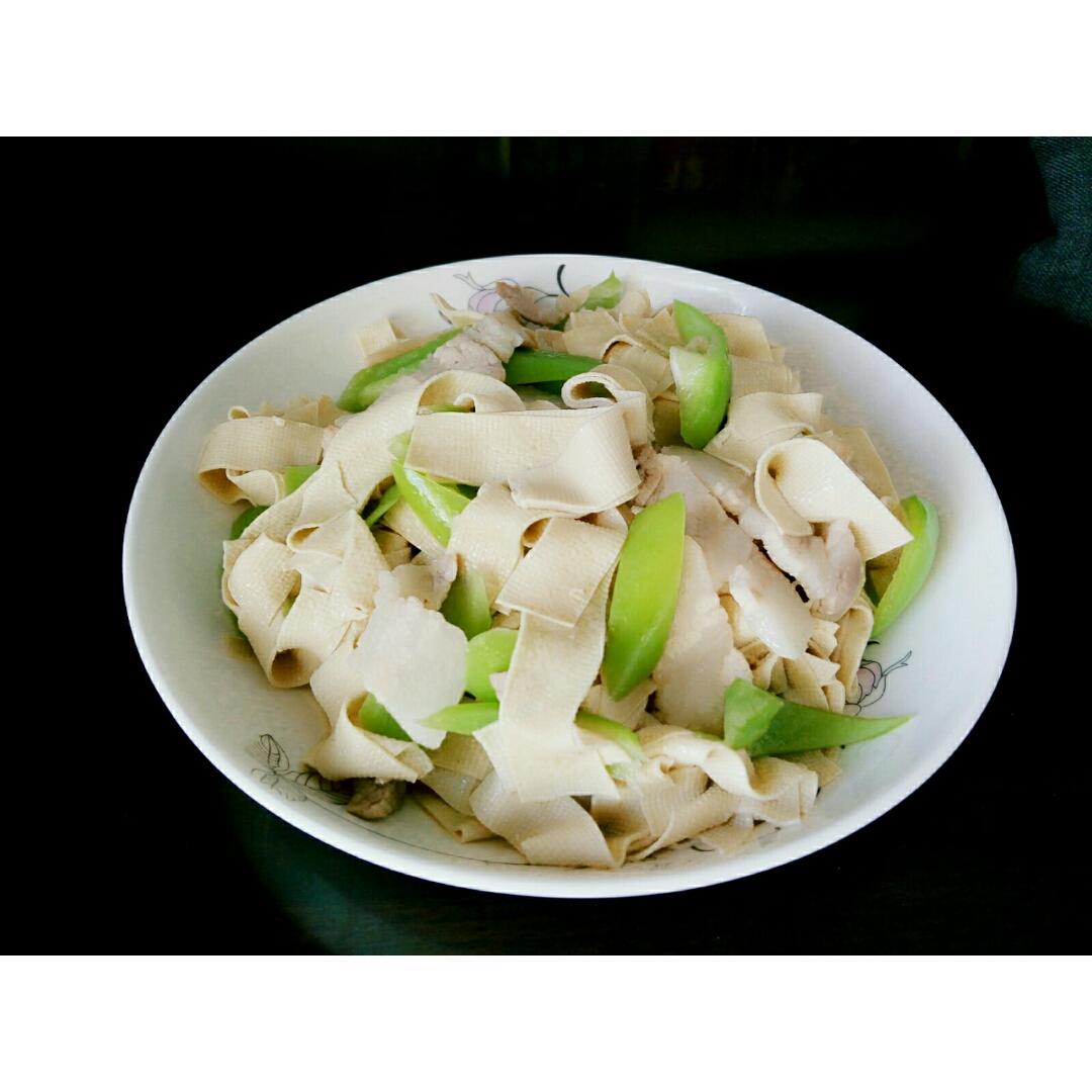 东北尖椒干豆腐