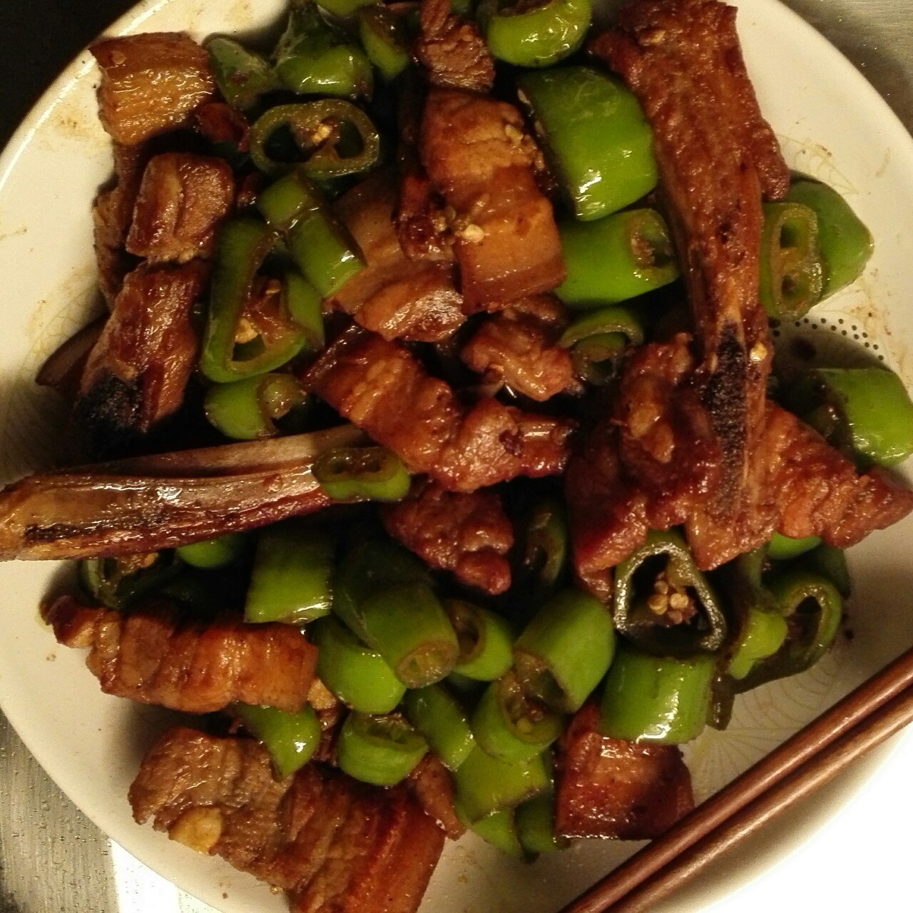 小炒五花肉