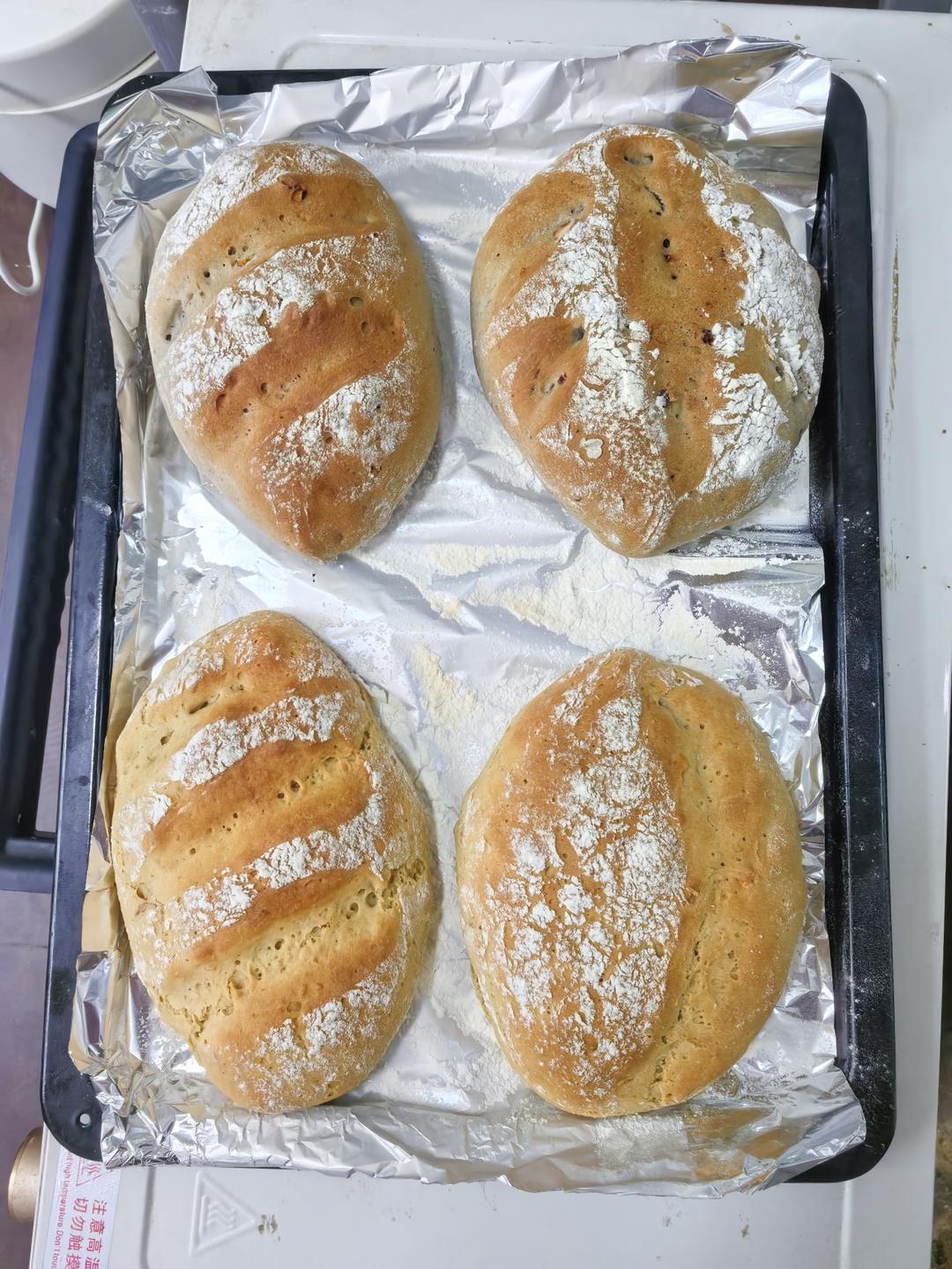 免揉💯无糖无油全麦欧包㊙️健康主食 越吃越香