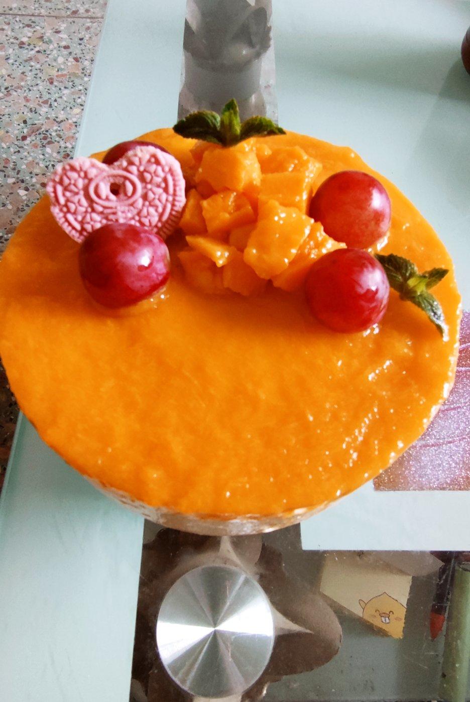 【视频】芒果慕斯（6寸） | 含镜面果胶配方