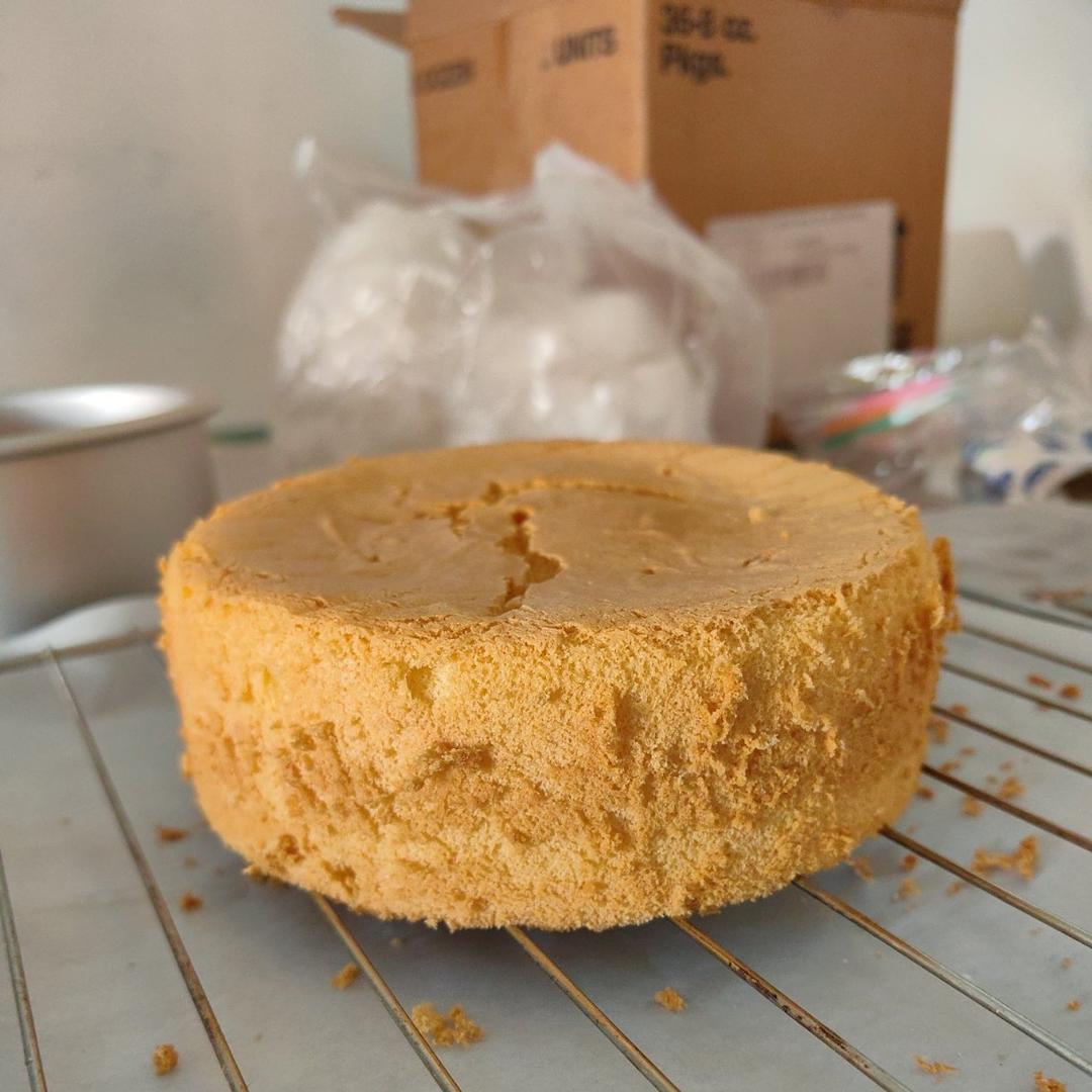 八寸，六寸戚风蛋糕【适合做生日蛋糕的蛋糕胚】