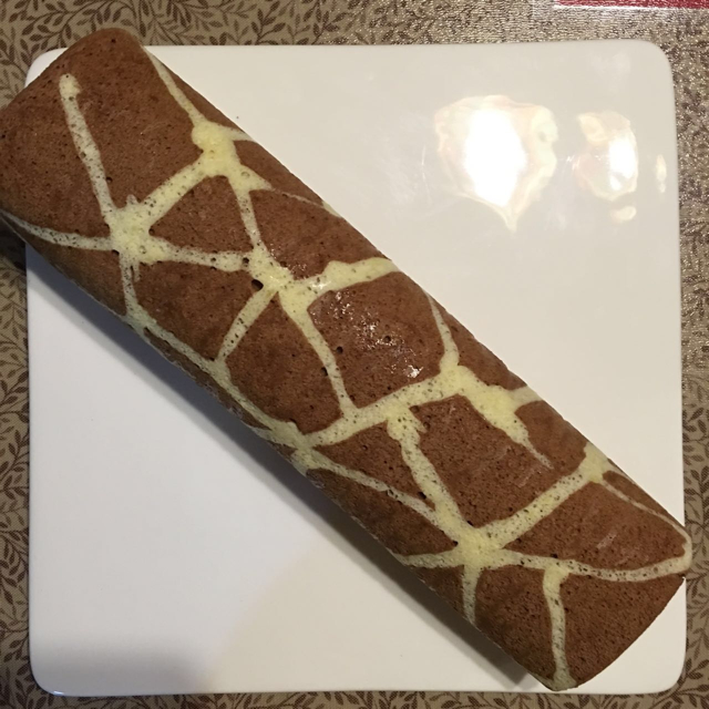 超萌长颈鹿蛋糕卷