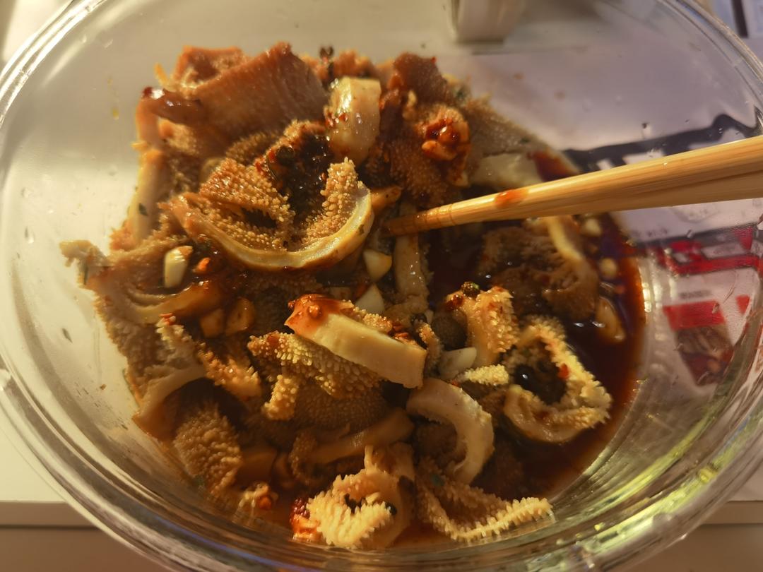 简单又下饭的油泼牛百叶