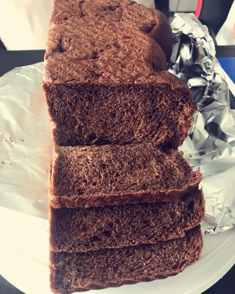 双倍浓郁的可可巧克力吐司