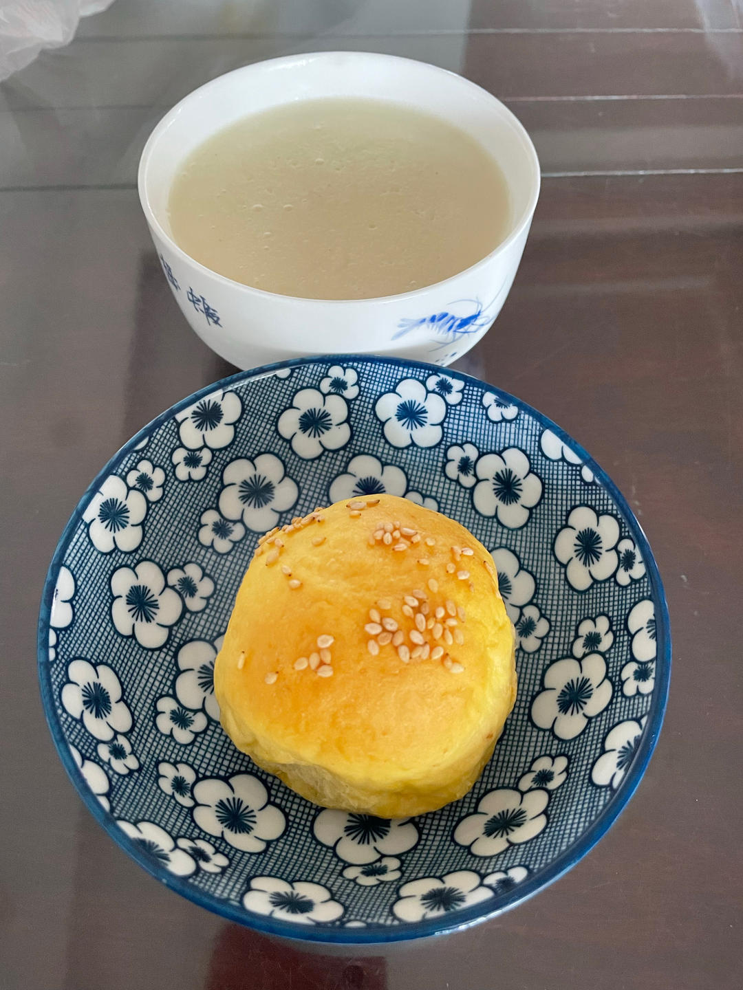 南瓜奶油小餐包（一次发酵）