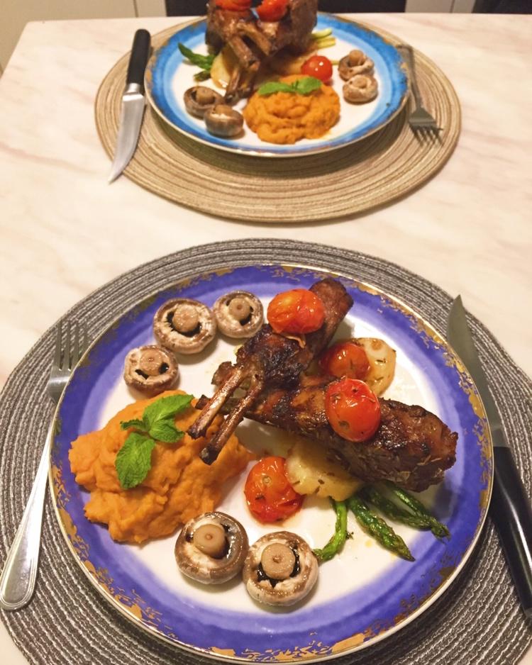 外焦里嫩🍴孜然烤羊排