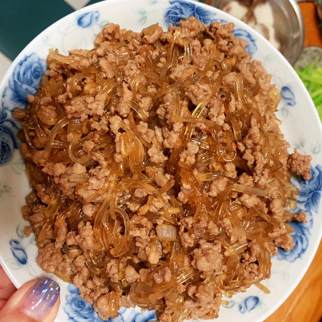 家常肉末粉丝