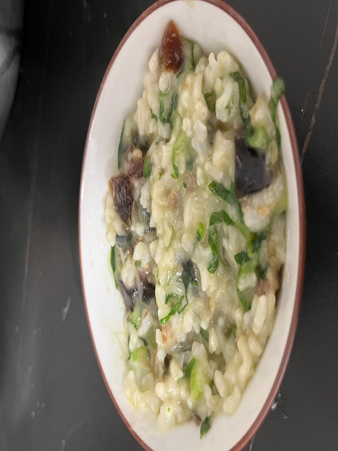 妈妈👩教我做的皮蛋瘦肉粥🥣简单快捷美味😋