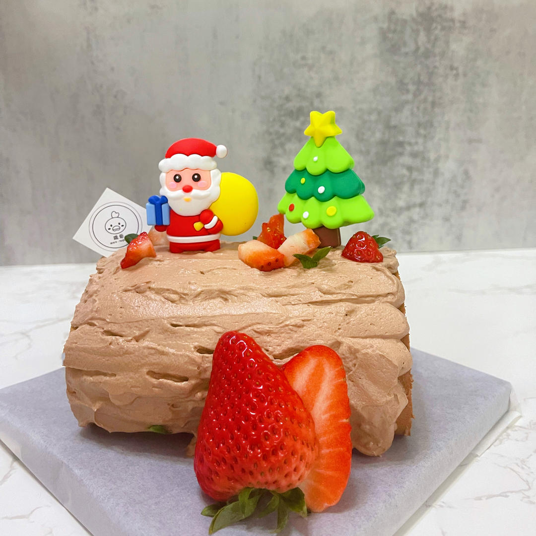 草莓巧克力瑞士卷