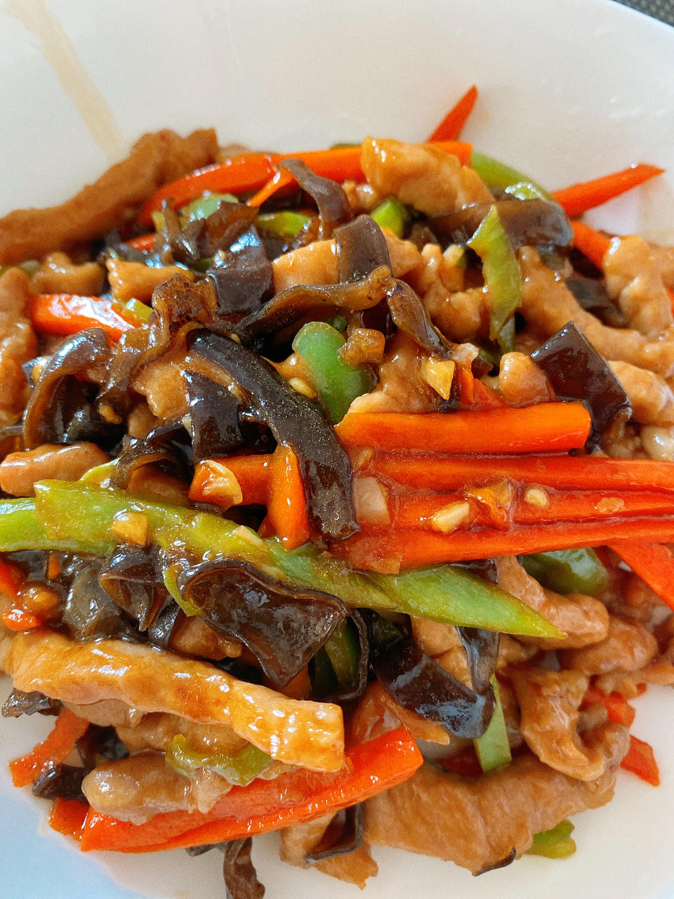 米饭杀手🍚改良版鱼香肉丝🍚不辣版