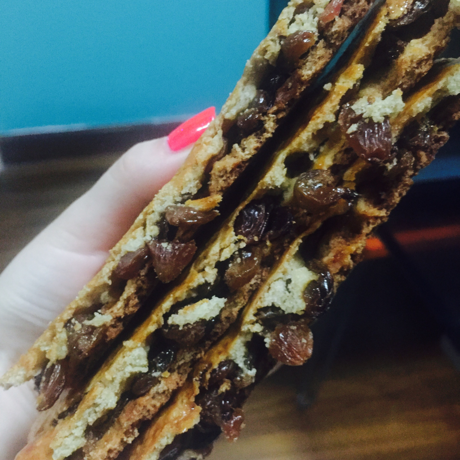 葡萄干夹心饼干