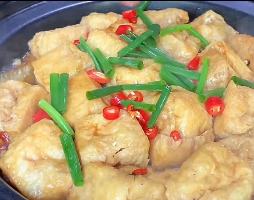 油豆腐炖白菜